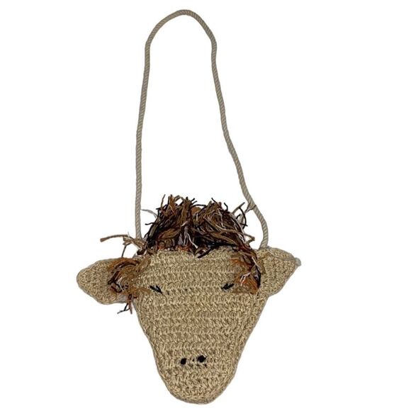 Zara/H&M  Girls Beige Straw Bag & Hat(6-8yrs) - Picture 3 of 8